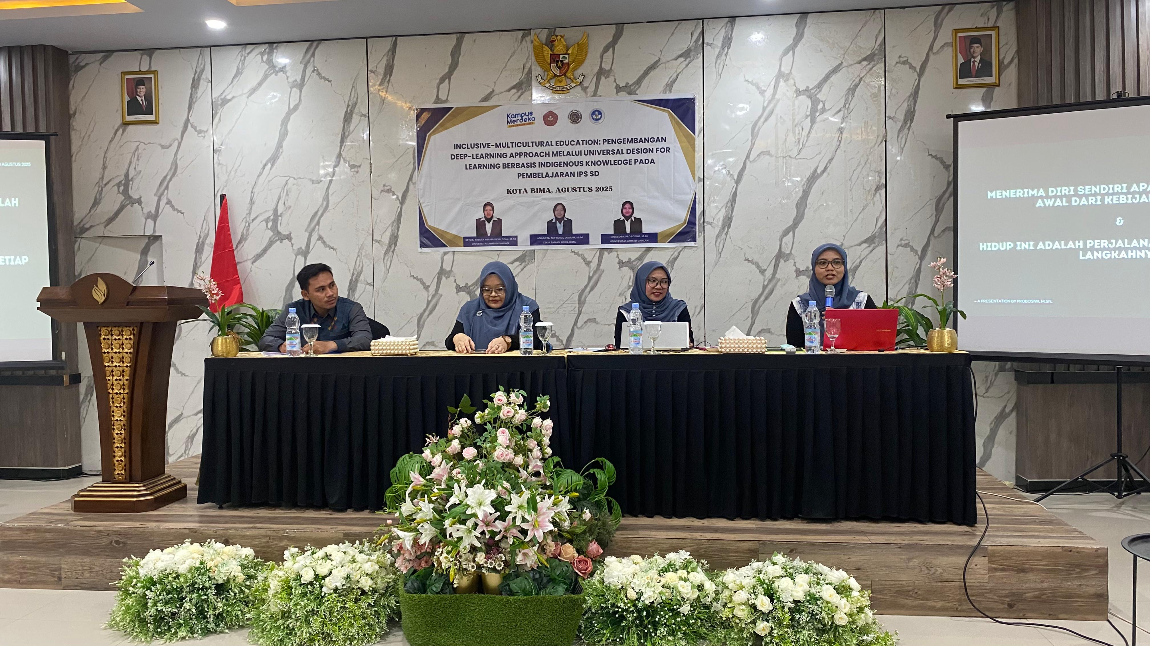 UAD dan STKIP Taman Siswa Bima Latih Guru SD Kembangkan Modul Ajar IPS Berbasis Indigenous Knowledge